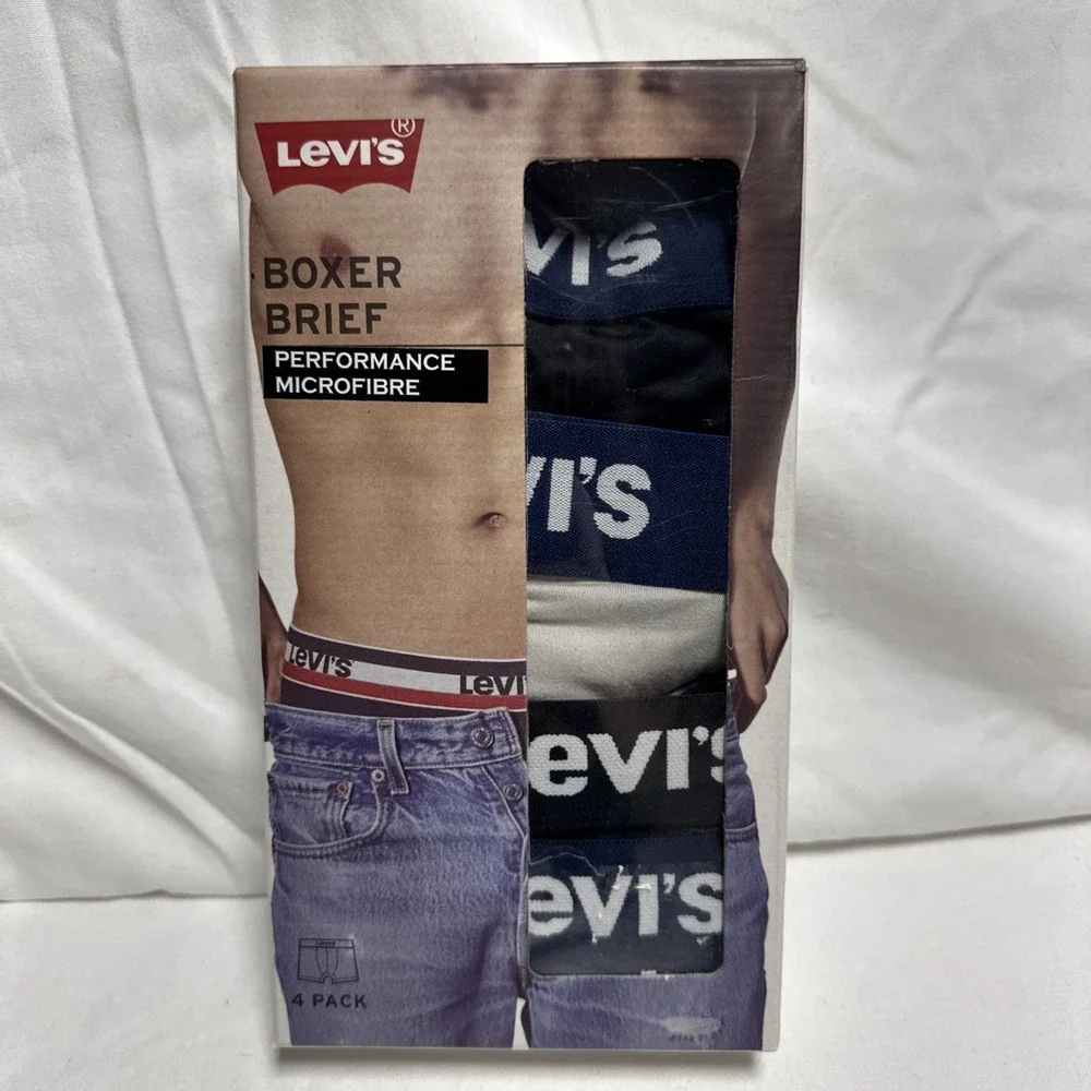 Levi's Men's Boxer Briefs Size  Small Pack Of 4